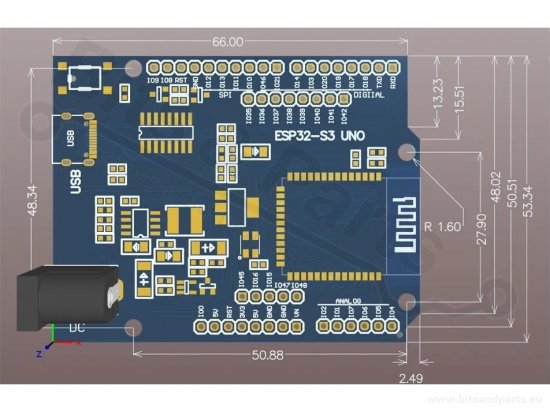 ESP32-S3 DevKitC N16R8 WROOM UNO-compatible Development Board WiFi/Bluetoot